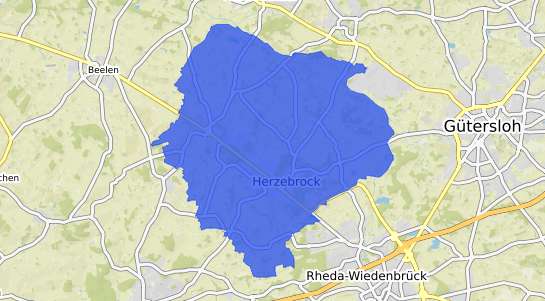 Bodenrichtwertkarte Herzebrock Clarholz